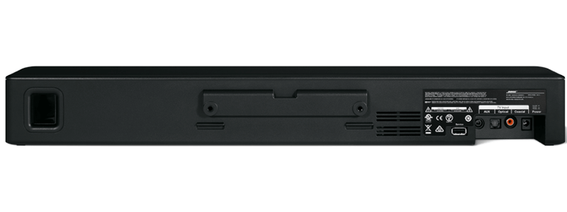 Bose Solo 5 Anschlüsse: Rückansicht Bose Solo 5 Anschlüsse: Rückansicht