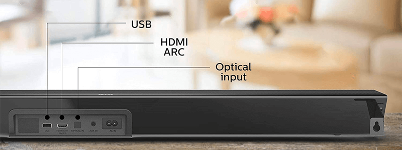 Philips B7305 Anschlüsse